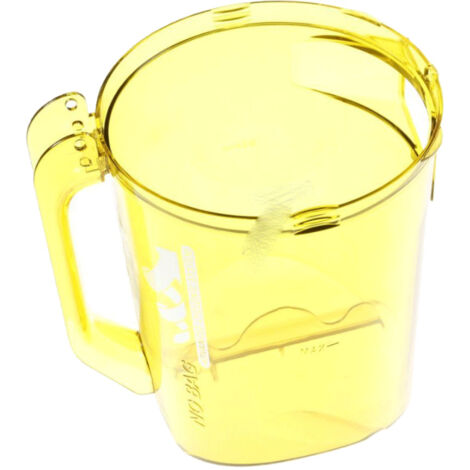 Bac à poussière jaune