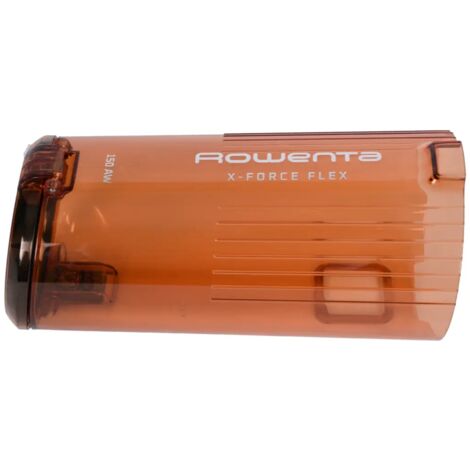 Bac à poussières orange pour aspirateur X-Force Flex 13.60 – Accessoire compatible avec modèles Rowenta – Largeur adaptée pour nettoyage efficace