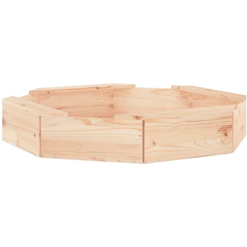Vidaxl - Bac à sable avec sièges octogone bois de pin massif