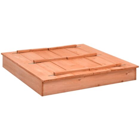 Bac à sable Bois de sapin 95x90x15 cm CFW12049