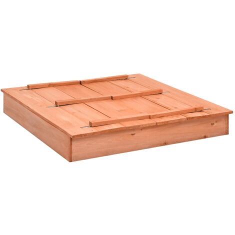 Bac à sable Bois de sapin 95x90x15 cm QOI12049 DESIGN IN