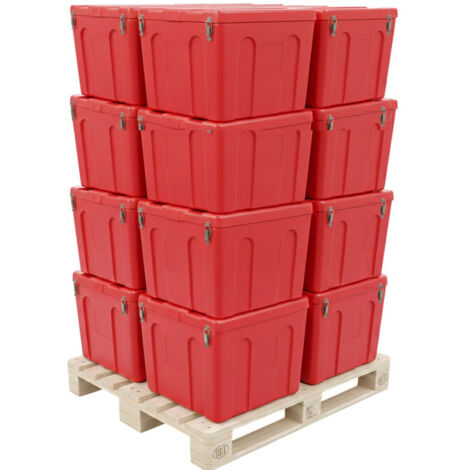 Bac à sable incendie/ à sel de déneigement 140l + pelle- lot de 16