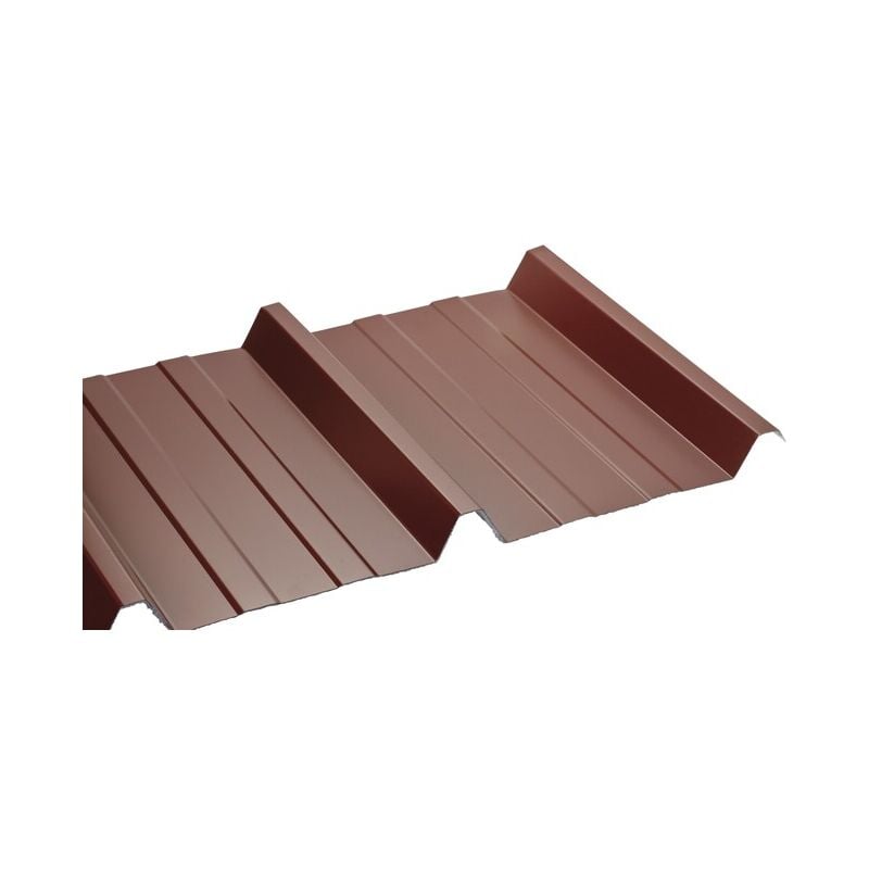 Bac acier laqué 1045 50/100 - Coloris - Rouge 8012, Largeur - 105 cm, Longueur - 250 cm