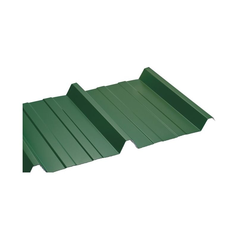 Bac acier laqué 1045 50/100 - Coloris - Vert 6009, Largeur - 105 cm, Longueur - 200 cm