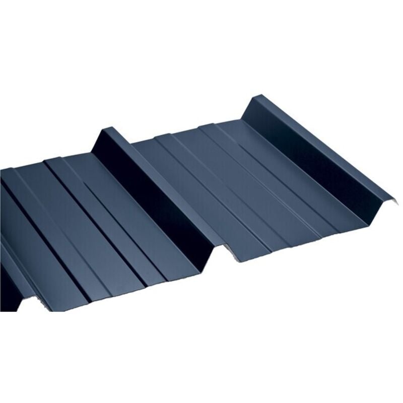 Bac acier laqué - Régulé 1045 0.63mm - Coloris - Bleu ardoise 5008, Largeur - 105 cm, Longueur - 250 cm