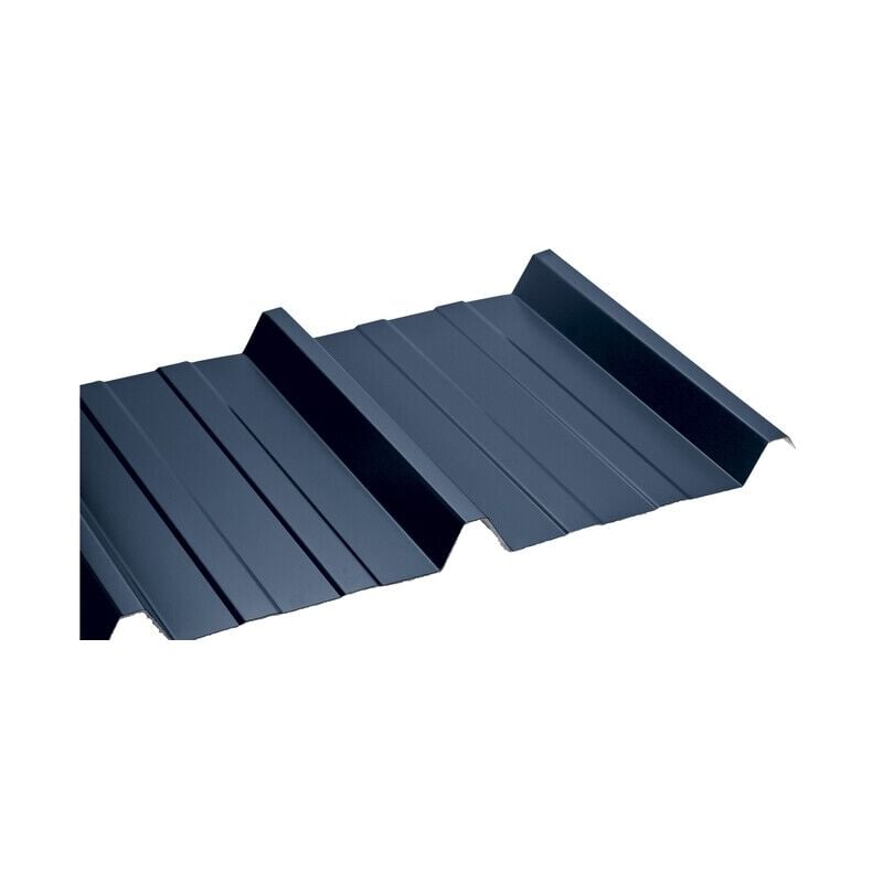 Bac acier laquée 1045 63/100 - Coloris - Bleu ardoise 5008, Largeur - 105 cm, Longueur - 300 cm