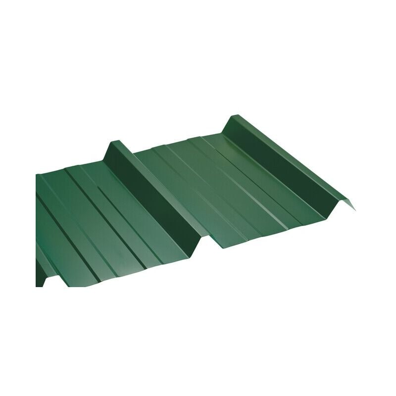 Bac acier laquée 1045 63/100 - Coloris - Vert 6009, Largeur - 105 cm, Longueur - 200 cm