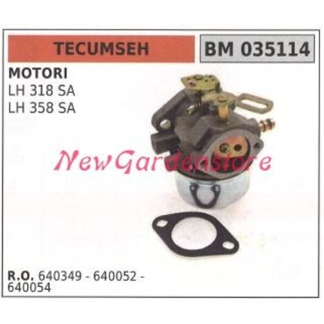 Bac carburateur TECUMSEH tondeuse LH 318 SA 035114