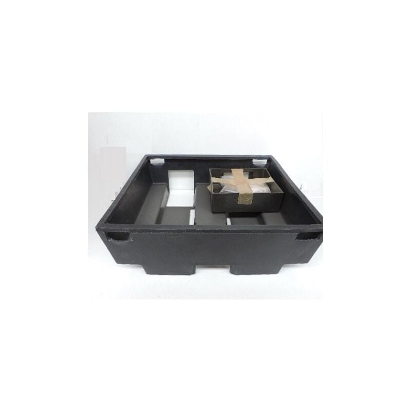 Sib Adr - Bac coffret plastique encastré 550x560mm prof 180mm pour installation tableau 3 rangées + platine edf sans porte P06203