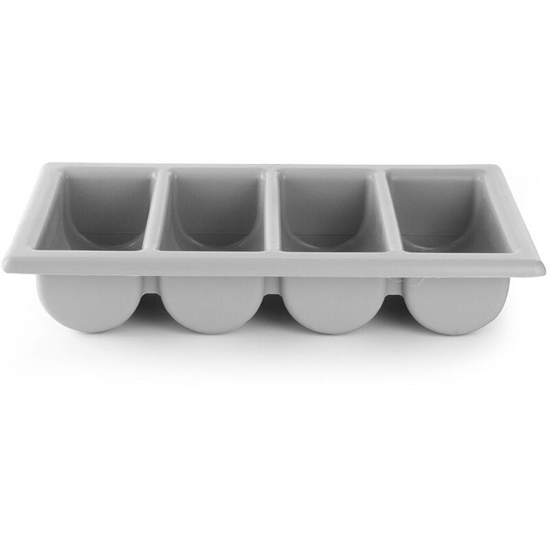 Hendi - Récipient à couverts gn 1/1 4 pièces gris 552308