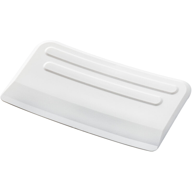 Poubelle Cuisine, Bac de collecte pour déchets avec spatule, à accrocher au placard de cuisine, Plastique, 32.5x9x17.5 cm, Blanc - Wenko