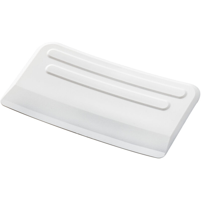 Wenko - Poubelle Cuisine, Bac de collecte pour déchets avec spatule, à accrocher au placard de cuisine, Plastique, 32.5x9x17.5 cm, Blanc