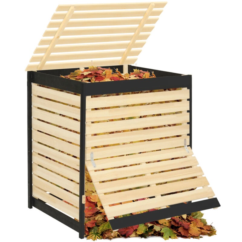 Bac de compostage en bois 500L