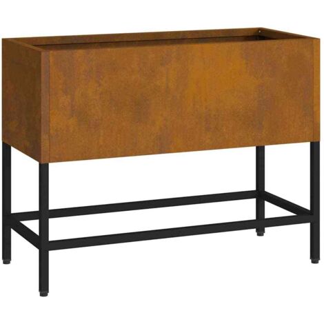 Bac de jardin,Jardinière surélevé Rouillé 60 x 26 x 45 cm CFW16204