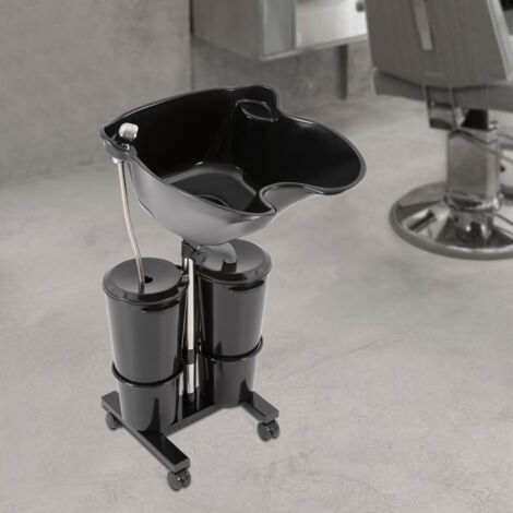 Bac de lavage mobile pour le salon de coiffure Lave-cheveux Lave-tête Avec pompe