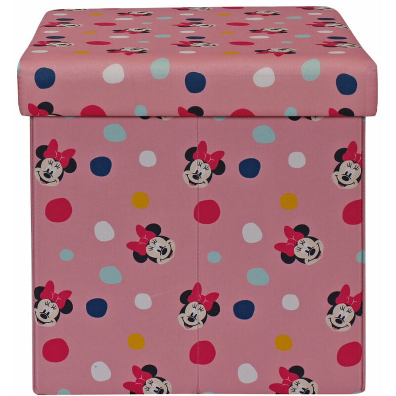 Bac de Rangement avec couvercle - Disney Minnie Rose
