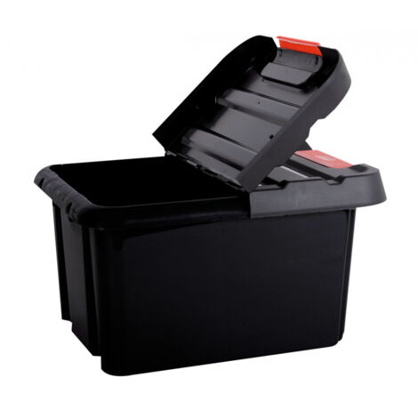 Bac de rangement avec couvercle stock'r 53,7 x 44,5 x 32,8  58