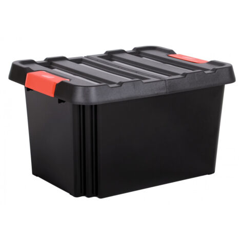 Bac de rangement avec couvercle stock'r 64,8 x 49,6 x 38,3  85