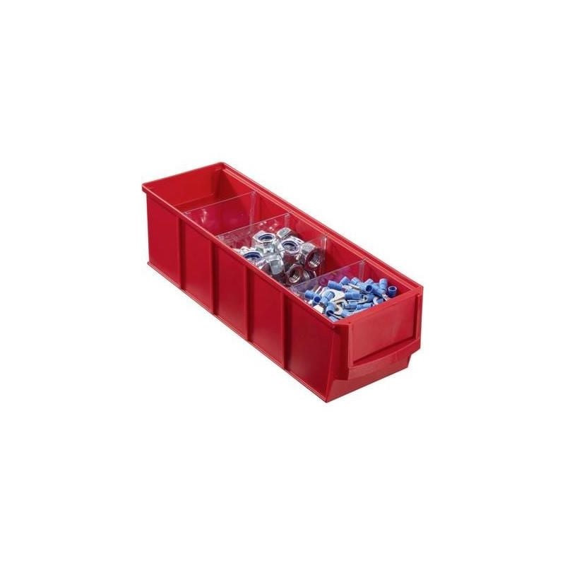 Allit - bac de rangement (l x l x h) 91 x 300 x 81 mm rouge 456521