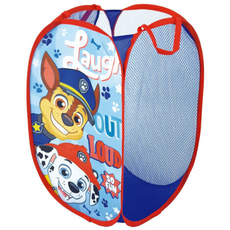 Bac de Rangement Pat patrouille - 36x36x58 cm - Bleu