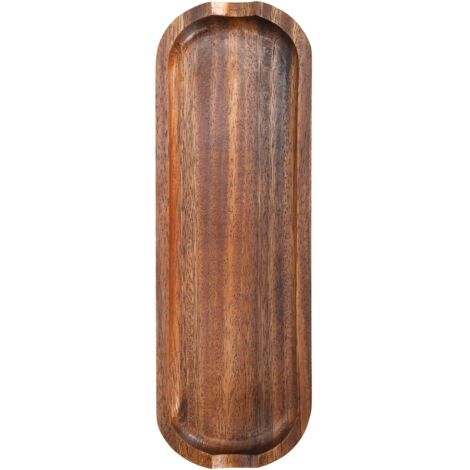 Bac de Rangement pour Spatules en Teck - Support de Cuisine Alimentaire pour Pelle et Ustensiles