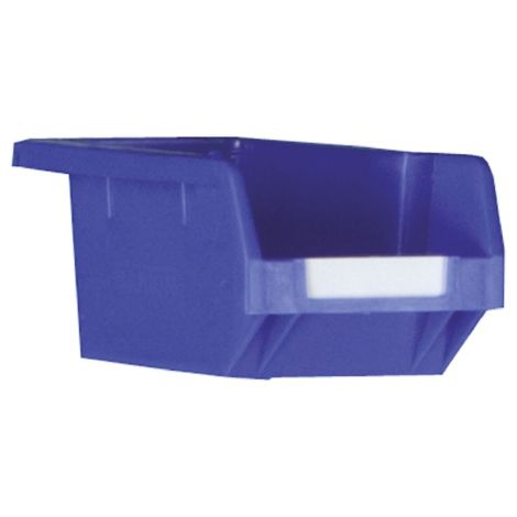 Bac de rangement Empilable Plastique 60x40x22cm Bleu Emboîtable