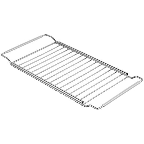 Bac de rangement télescopique en acier inoxydable pour évier, avec égouttoir coulissant pour cuisine et salle de bain.