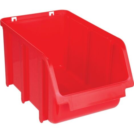 Bac de rangement - TOOD - Rouge - 24,5 x 14,5 x 13 cm