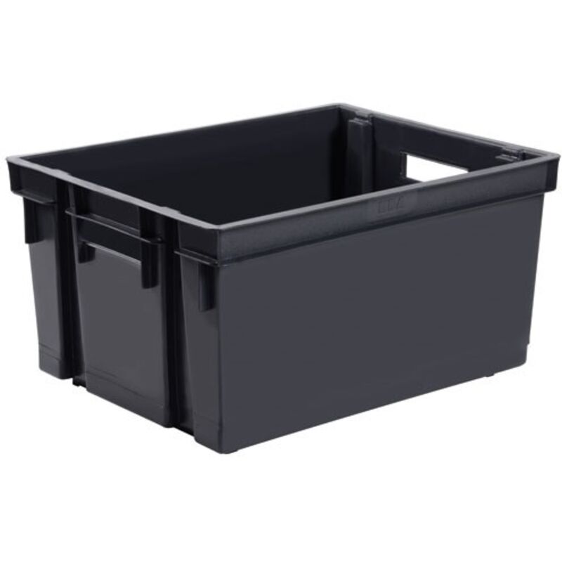 EDA  Bac de rangement Manutention avec 2 poign&eacute;es - 50 L - Gris