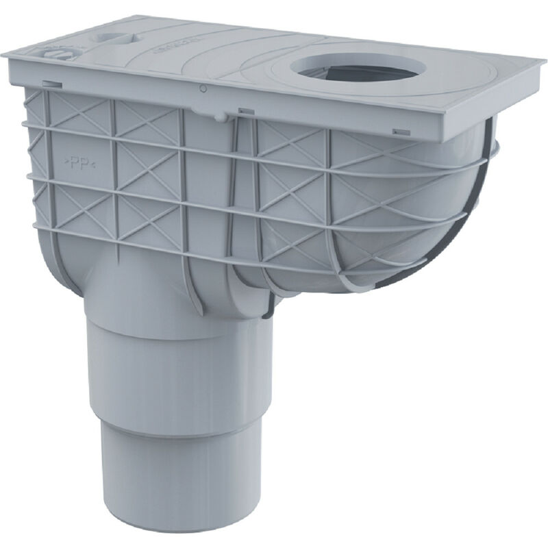 Alcaplast - Bac de récupération d'eau de pluie pour tuyaux de descente 300/155/125/110 vertical