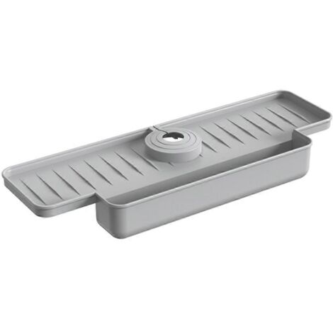 Bac de récupération d'eau amélioré pour robinet d'évier de cuisine (gris)