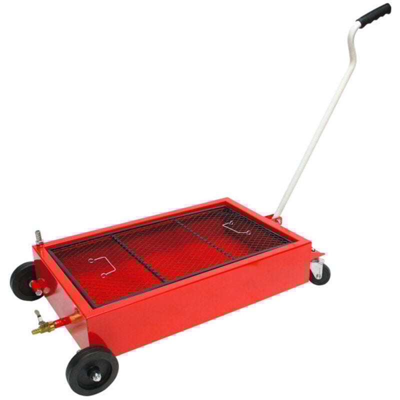 Dema - Bac de récupération huile de vidange mobile - 38 litres