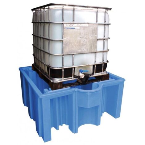Bac de rétention en polyéthylène pour 1 cubitainer Ecospill OVBIBC1