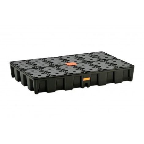 Bac De Rétention Pe 120l Rétention Modulaire Avec Caillebotis Pe - Cemo France