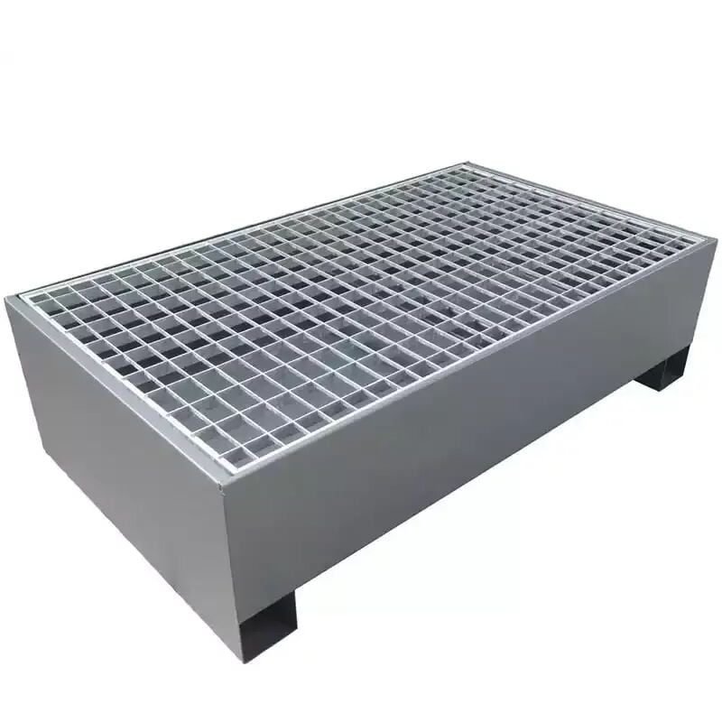 Bac de rétention en acier 2 fûts 220L drakkar