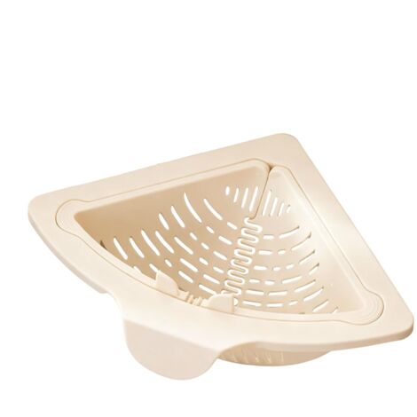 Bac D'évier d'angle À Ventouse, Filtre D'évier d'angle Magnétique, Panier en Silicone, Robinet À Vidage Automatique, Égouttoir À Éponge pour La Cuisine Et La Vaisselle