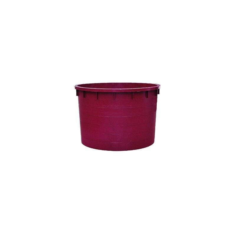 Cuve ronde sans poigne'es marc 350 lt cm 90x73 h en polye'thyle'ne basse densite' pour l'alimentation le vin le raisin