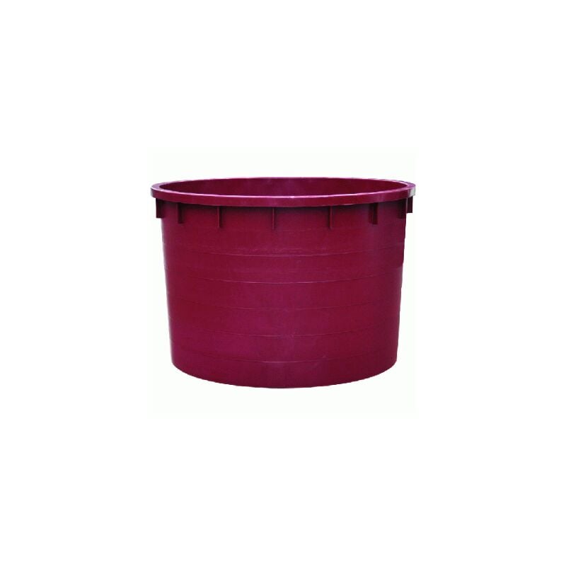 Cuve ronde sans poigne'es marc 1000 lt cm 128x94 h en polye'thyle'ne basse densite' pour raisins de cuve alimentaires