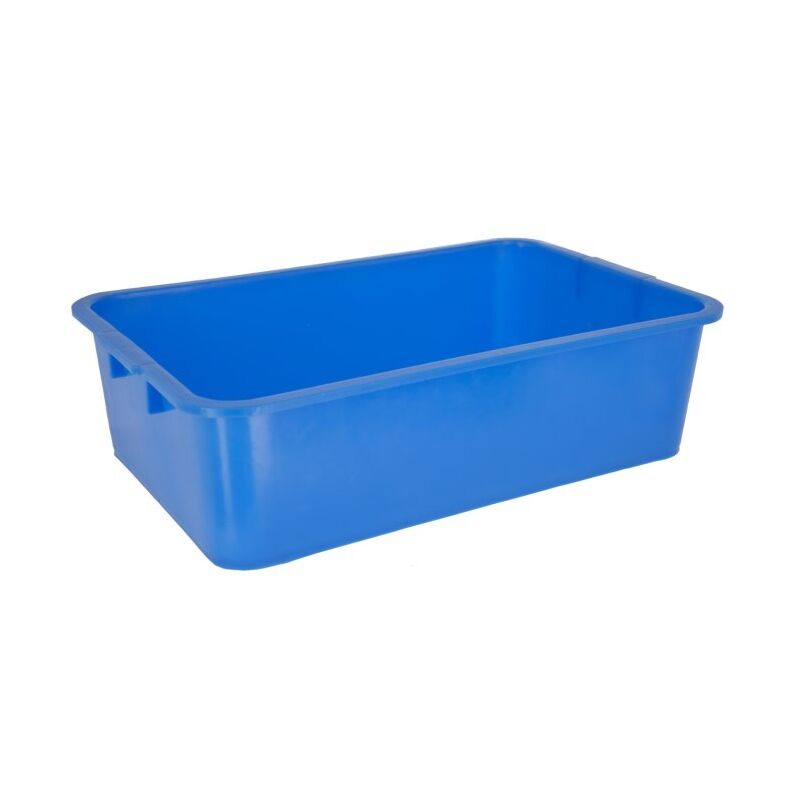 Bac En Plastique Universel 60x40cm Bleu 29,5l - Kerbl