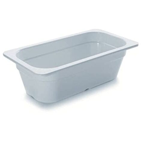 Bac Gastro Mélamine Gn 1/3 - H 65 Mm - Blanc