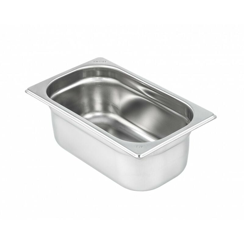 Casselin - Bac gastronorme 1/4• profondeur : 100 mm • contenance : 3,2 l • dimensions : 265 x 162 mm