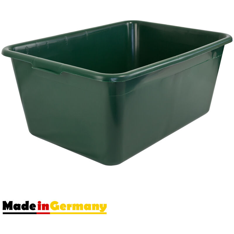 Bac à Gibiers Baignoire Cuvette Chasser Plateau d'alimentation 65L Vert Plastique Petigi