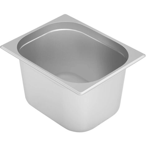 Bac Gn 1/2 Récipient Gastro Norm Bain-Marie Profondeur 200 Mm 11 7 L Acier Inox