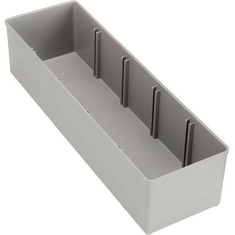Bac gris I3 pour mallettes i-BOXX et tiroir 72 78x260x63 mm