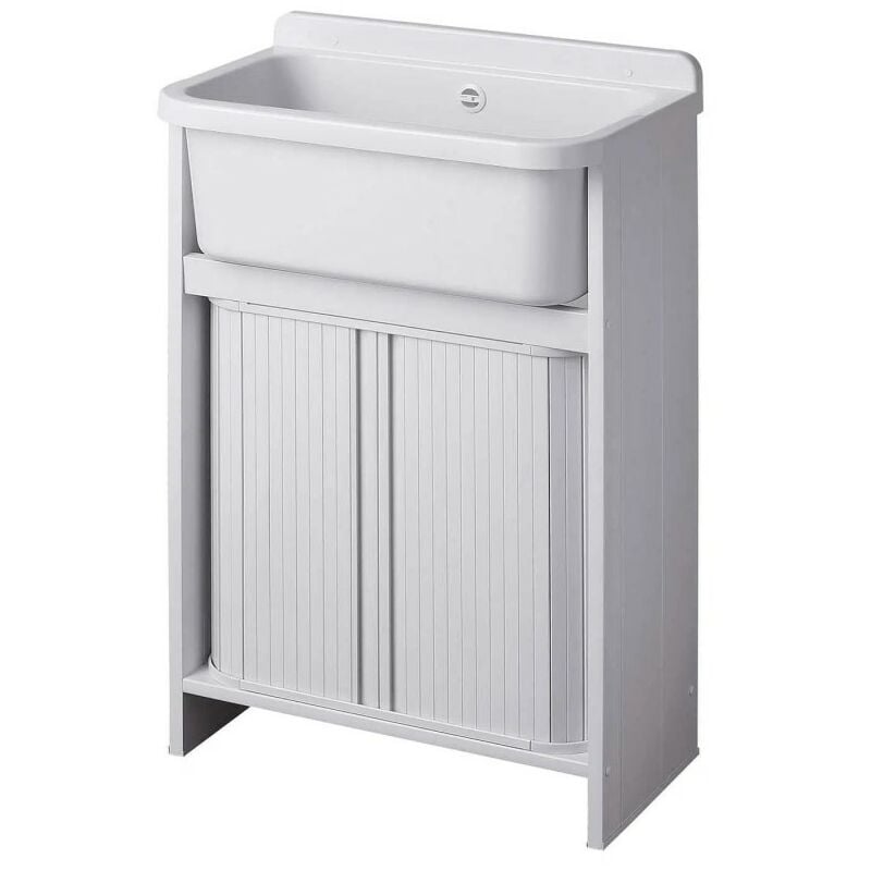 Lavoir Negrari avec volets intérieurs/extérieurs Orazio 5000PMC pp baignoire 55x34 h 89 cm