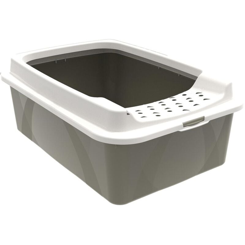 Bac à litière à entrée par le haut Rotho Eco Bonnie m Cappuccino/Sable