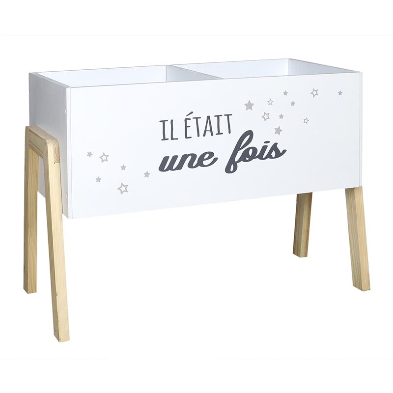 The Home Deco Kids - Bac à livres enfant Il était une fois Blanc Home Deco kids