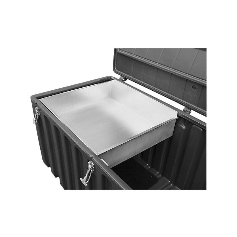 Bac de rangement, en métal, pour caisse 750 l - Cemo
