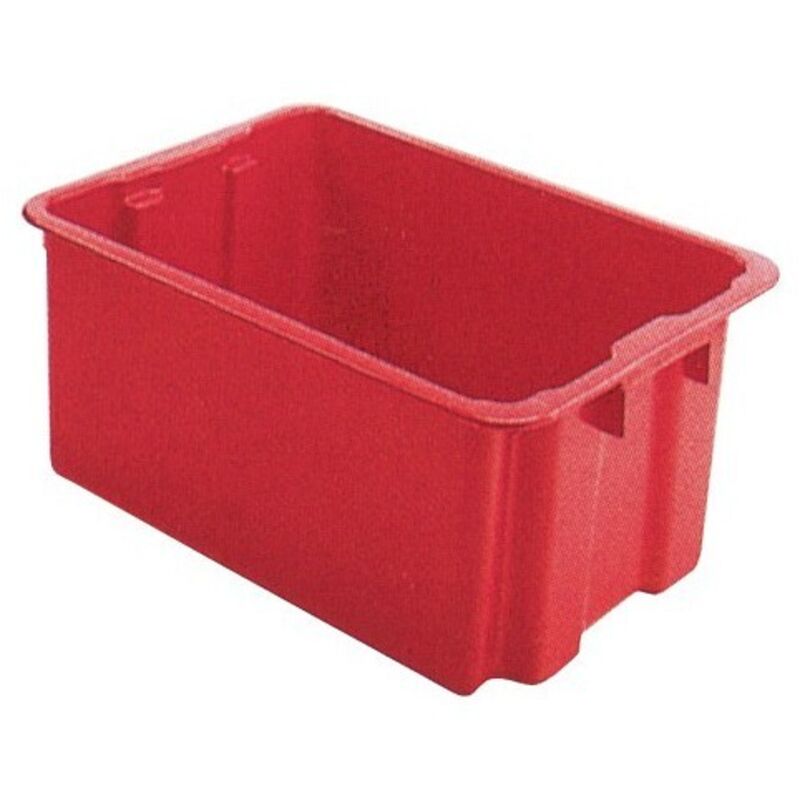 La-ka-pe - Bac plastique 60 l 650x450x280 mm rouge