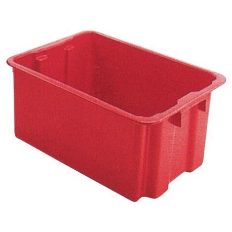 Bac plastique 60 l 650x450x280 mm vert